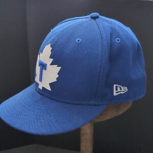 New Era, 59Fifty Toronto Maple Leafs Men's Blue NHL Hat.